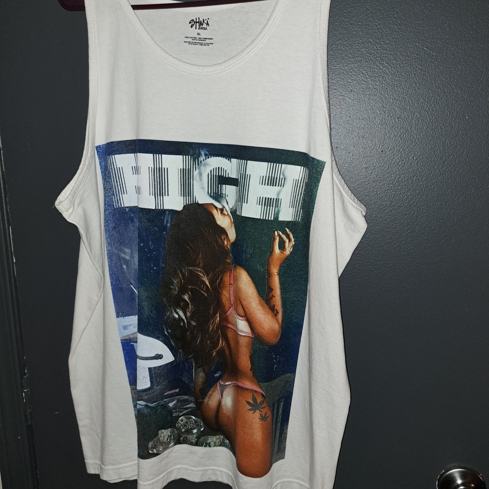 White Shaka Wear Xl Graphic Tank Top